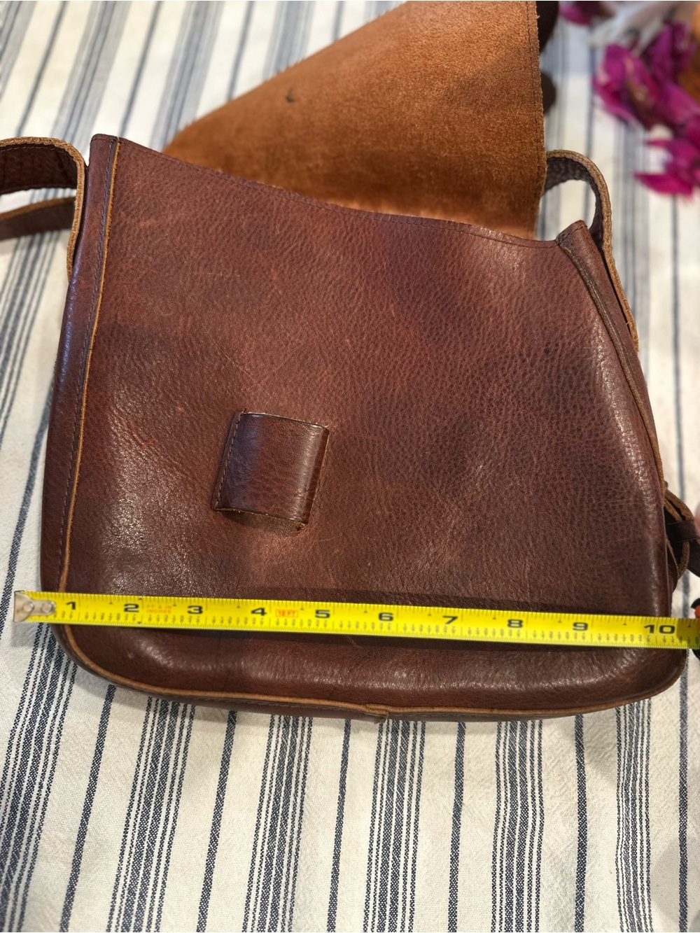 Source Unknown Brown Leather Crossbody Bag - Picture 3 of 8